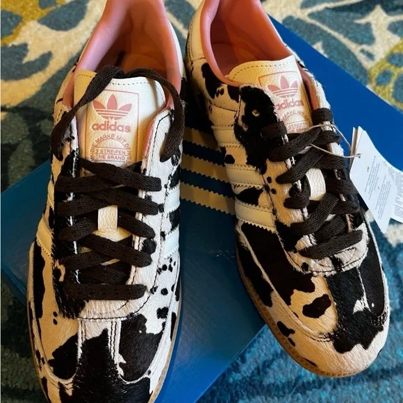 Adidas Cow Print Sneakers - Picture 2 of 10